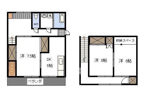 　間取り　