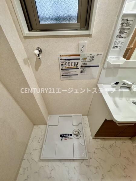 　洗面台・洗面所　室内洗濯機置場