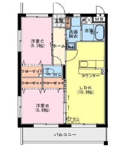　間取り　