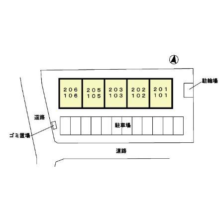セジュール・アイ・小松　現地案内図　