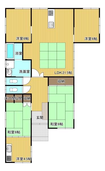 　間取り　