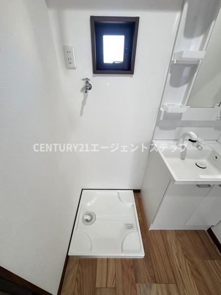 　洗面台・洗面所　室内洗濯機置場