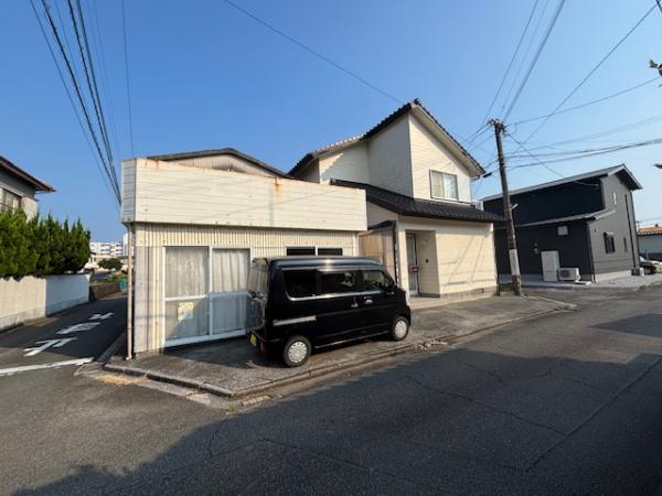 　現地からの眺望　店舗、倉庫