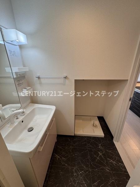 　洗面台・洗面所　室内洗濯機置場