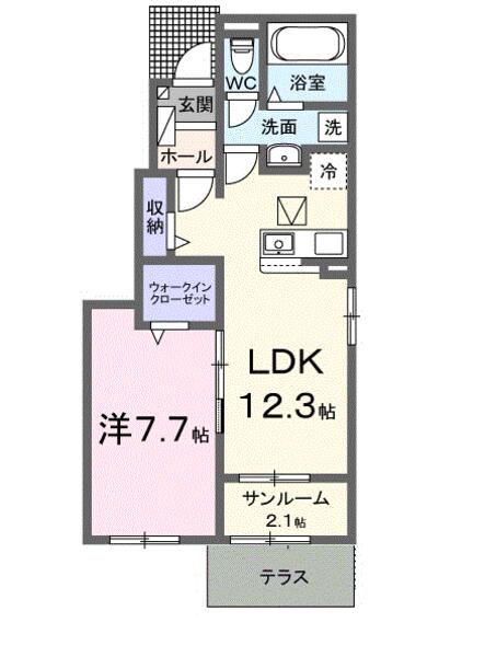 　間取り　