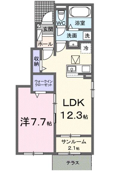 　間取り　