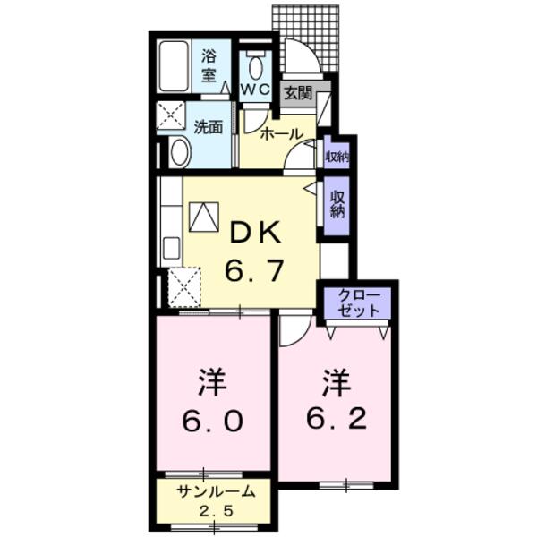 　間取り　