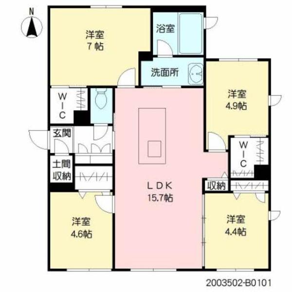 　間取り　