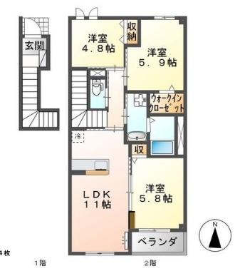 　間取り　