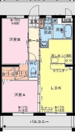　間取り　