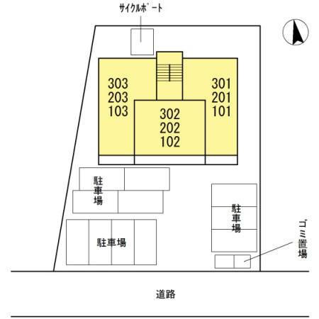 コーポブリックス　現地案内図　