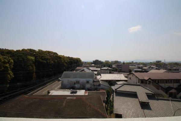 　現地からの眺望　駐輪場