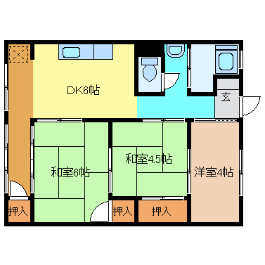 　間取り　間取図