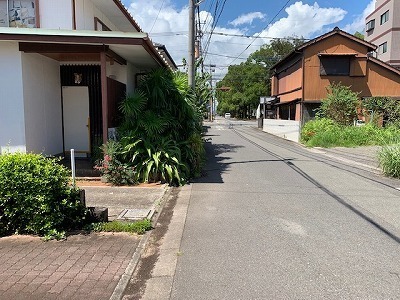 　前面道路含む現地写真　