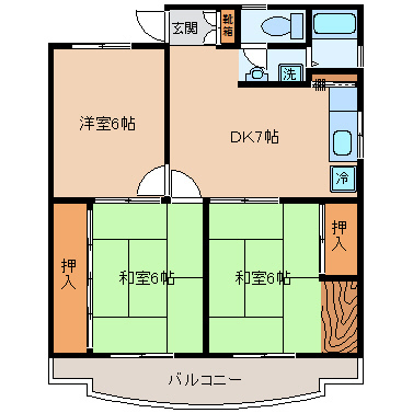 　間取り　