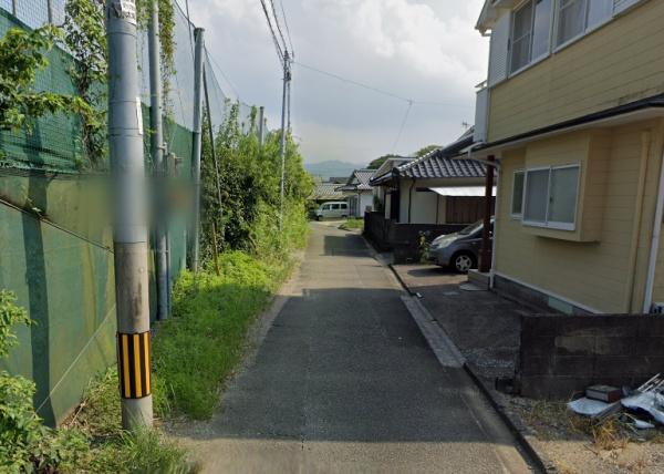 　前面道路含む現地写真　前面道路が整備されています