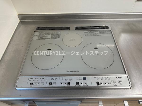 　キッチン　IHクッキングヒーター