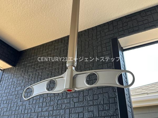 　バルコニー　バルコニーの設備が充実しています