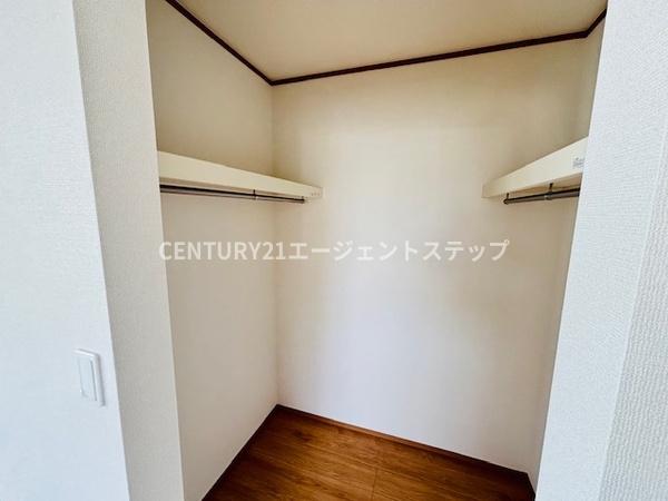 　収納　収納スペースが広々しています