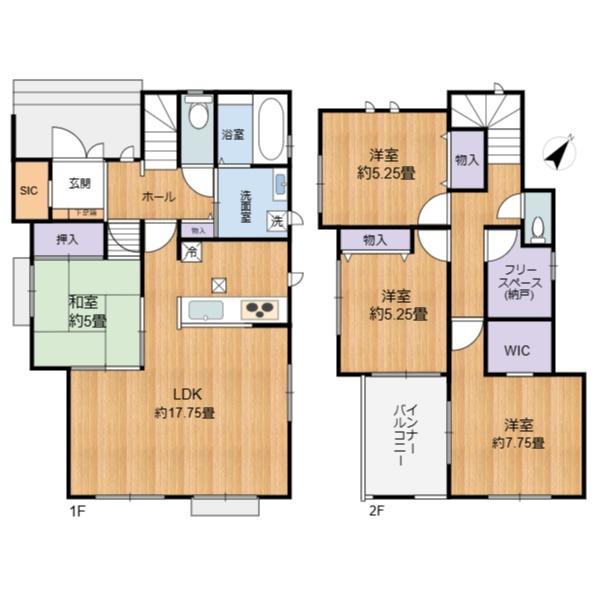 　間取り　間取り図が分かりやすいです