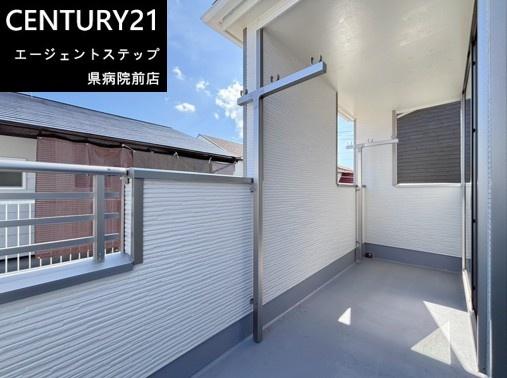 　バルコニー　開放感のあるバルコニーです