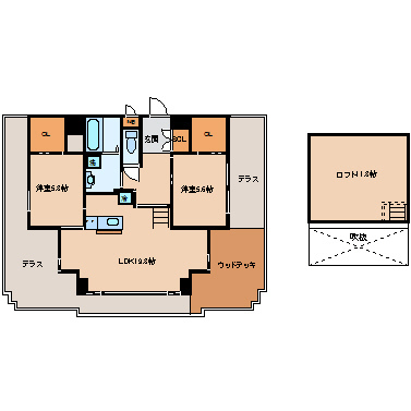 　間取り　
