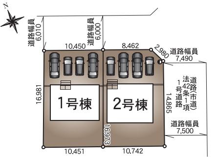 　区画図　使いやすい区画図です