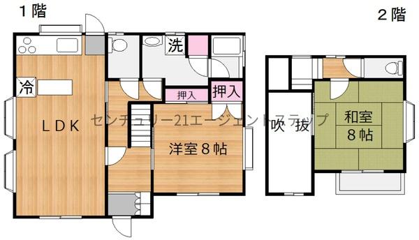 　間取り　間取りが工夫された設計です