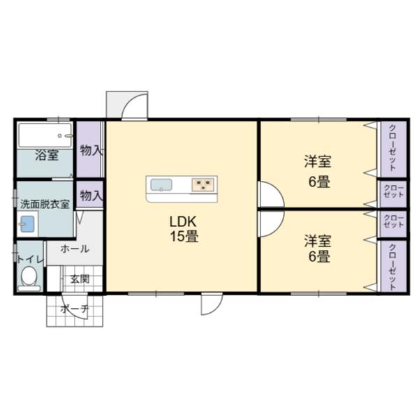 　間取り　
