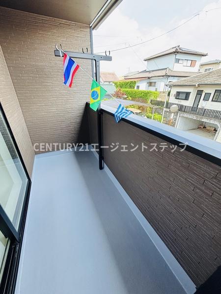 　バルコニー　開放感のあるバルコニーです
