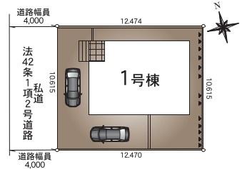 　区画図　区画図がシンプルで分かりやすいです