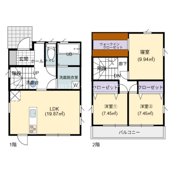 　間取り　機能的な間取りが特徴です