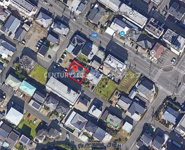 　航空写真　航空写真で周辺環境が分かります