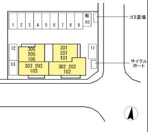 D-Resena　駐車場　