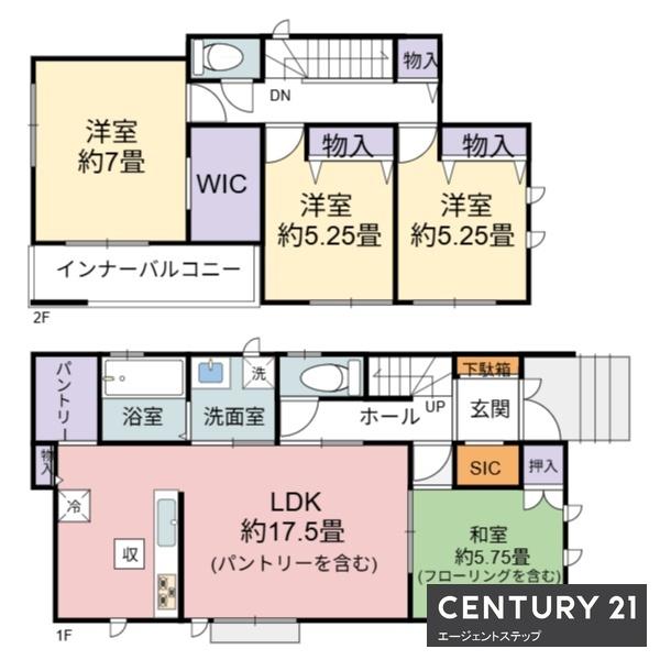 　間取り　機能的な間取りです