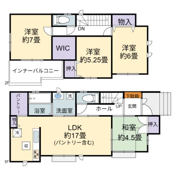　間取り　機能的な間取りが魅力です