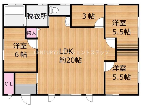 　間取り　使いやすい間取りです