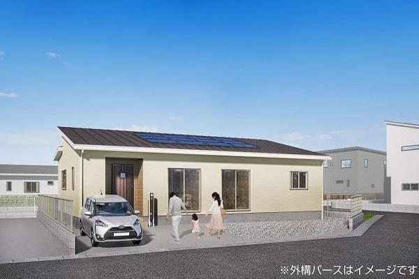 　完成予想図　完成予想図で外観を紹介します