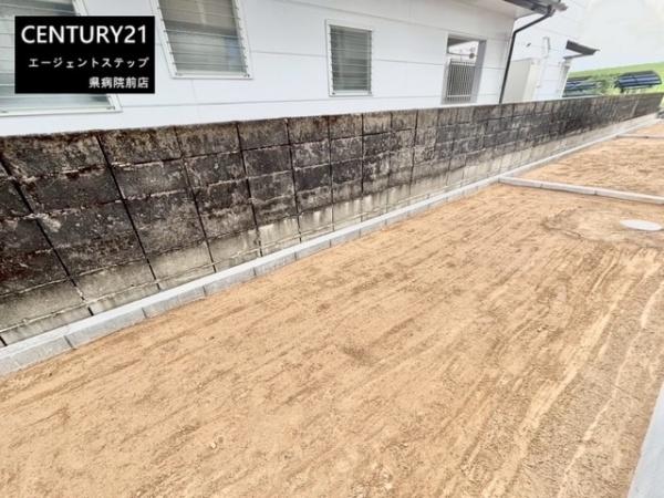 　庭　庭スペースが広く確保されています