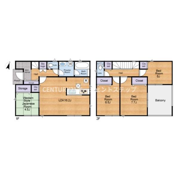 　間取り　多様性のある間取りです