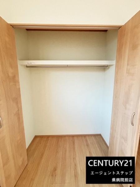 　収納　収納スペースが広々しています