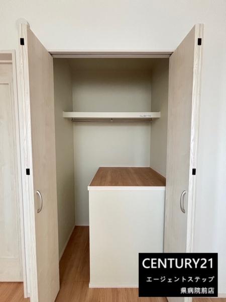 　収納　収納スペースが広々しています