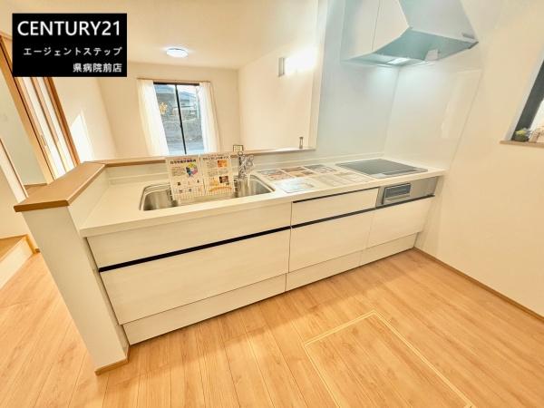 　キッチン　すっきりとしたキッチンです