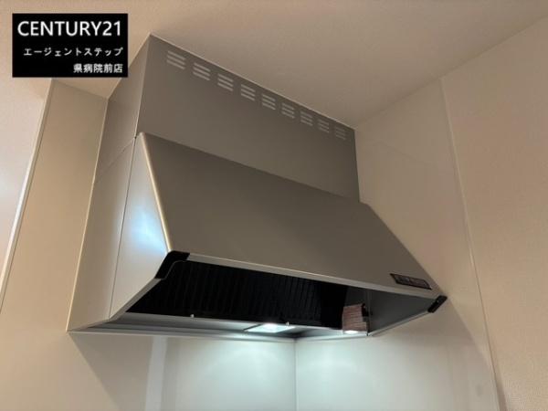 　キッチン　キッチンの換気設備です