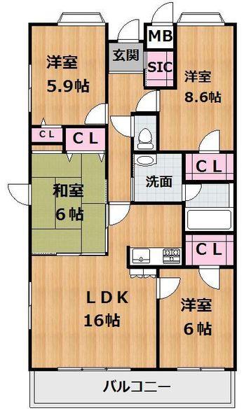 　間取り　