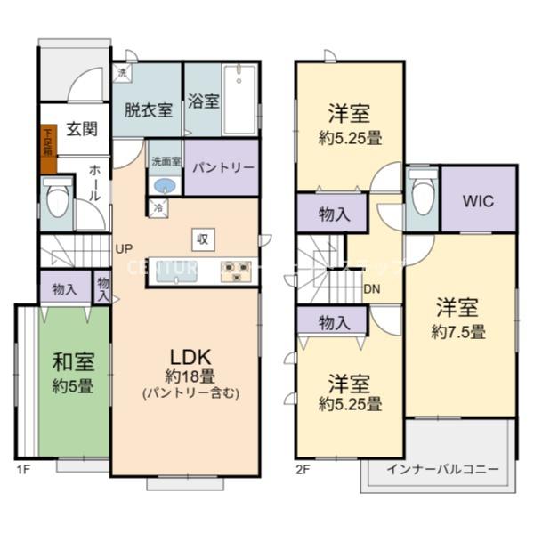 　間取り　使いやすい間取りです