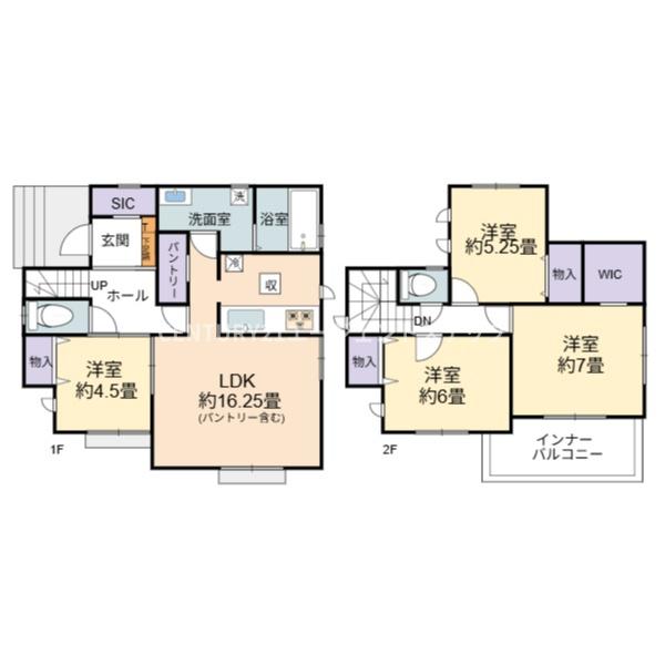 　間取り　間取りが工夫されています