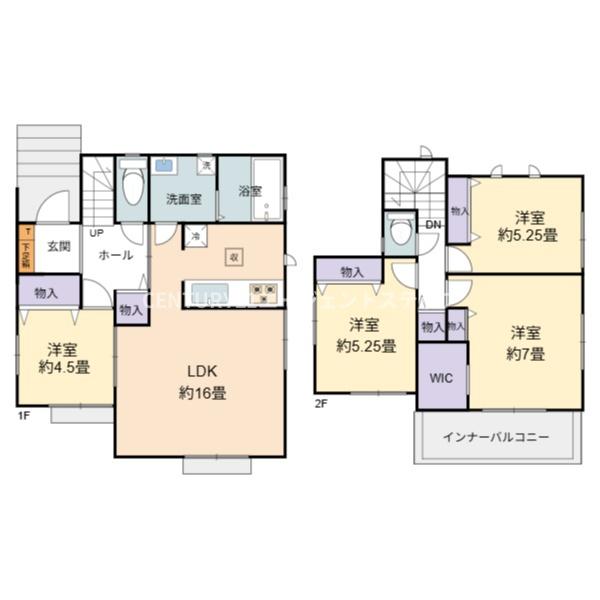 　間取り　間取りが工夫されています