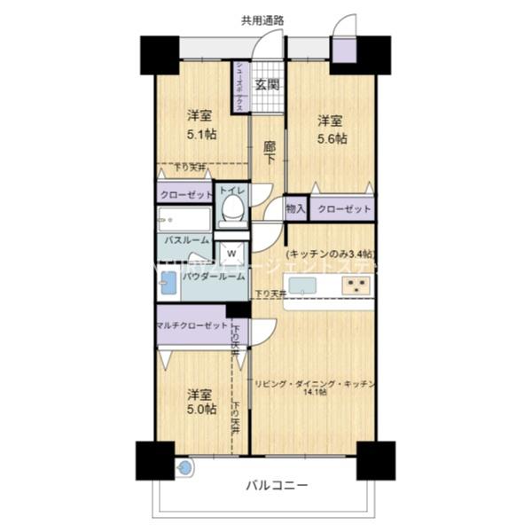 　間取り　