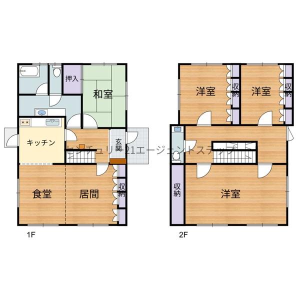 　間取り　使いやすい間取りです